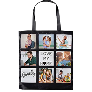 Personalized 9 Panel Tote Bags