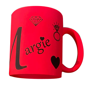 11oz Customizable Pink Mugs