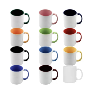 11oz Customizable Inside and Handle Colored Mugs